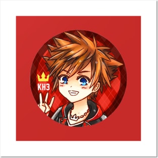 Kingdom Hearts 3 Sora Posters and Art